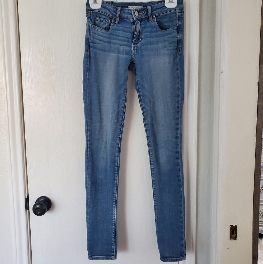 Abercrombie & Fitch Skinny Low Rise Jeans Waist 25 Length 31